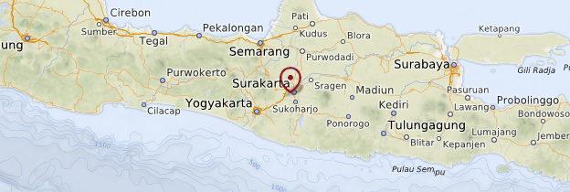 Carte Java - Indonésie